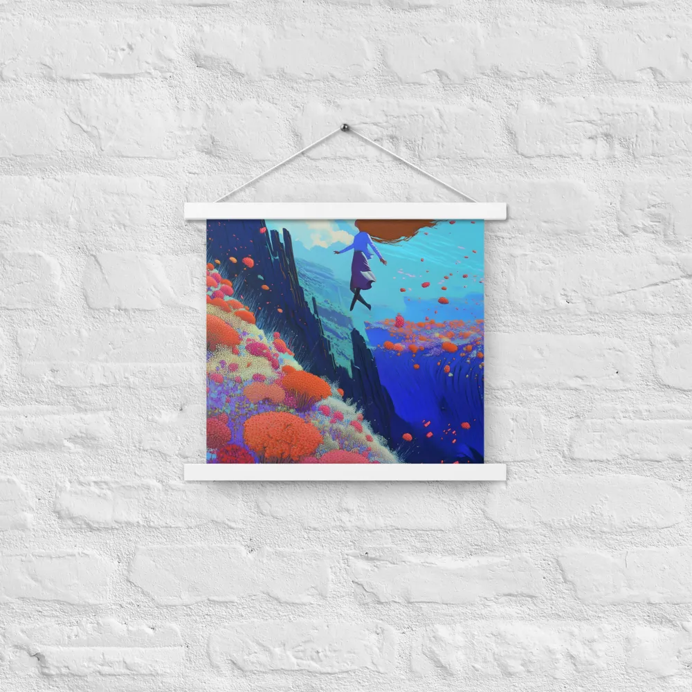 Whispers of Freedom | Poster With White Wood Hanger | 14″×14″