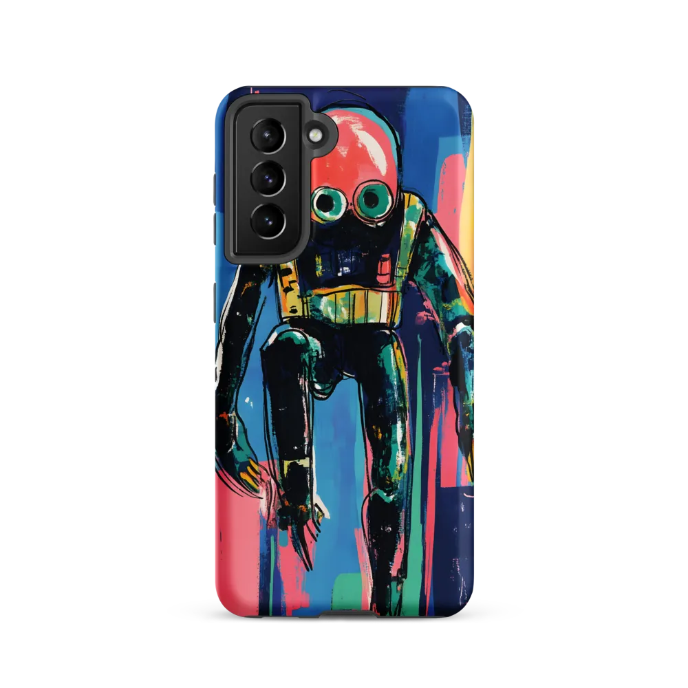 Diver in Vibrant Motion
