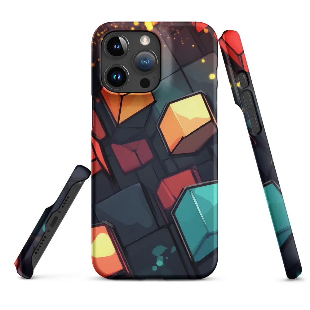 Illuminated Geometry | Phone Case |  15 Pro Max | Snap Case | Matte