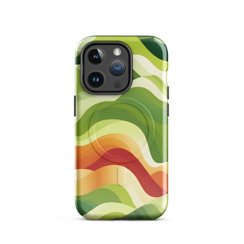 Waves of Nature | Phone Case |  14 Pro | MagSafe® Tough Case | Glossy