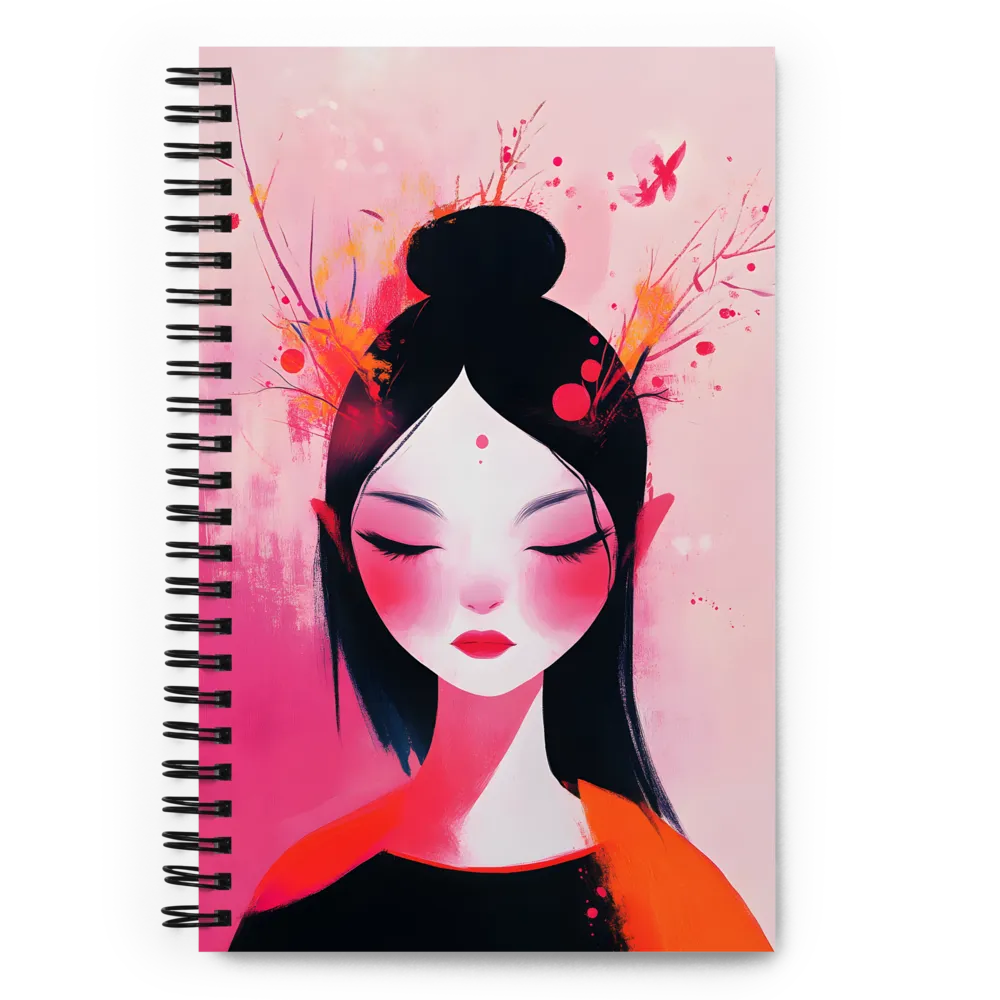 Serenity in Pink | Spiral Notebook