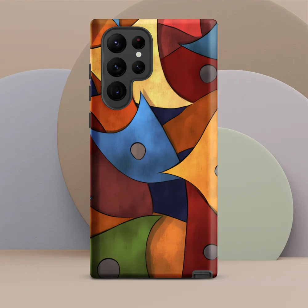 Vibrant Interplay of Shapes
