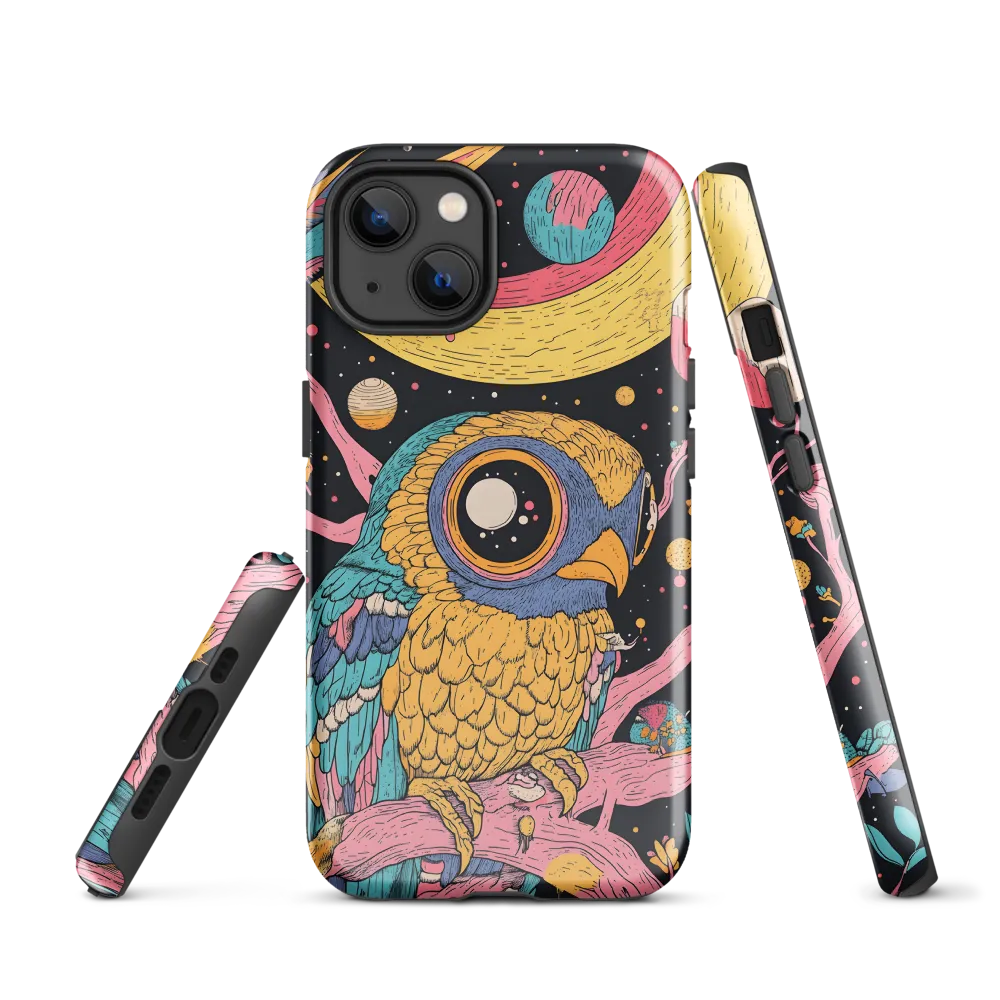 Whimsical Cosmic Owl