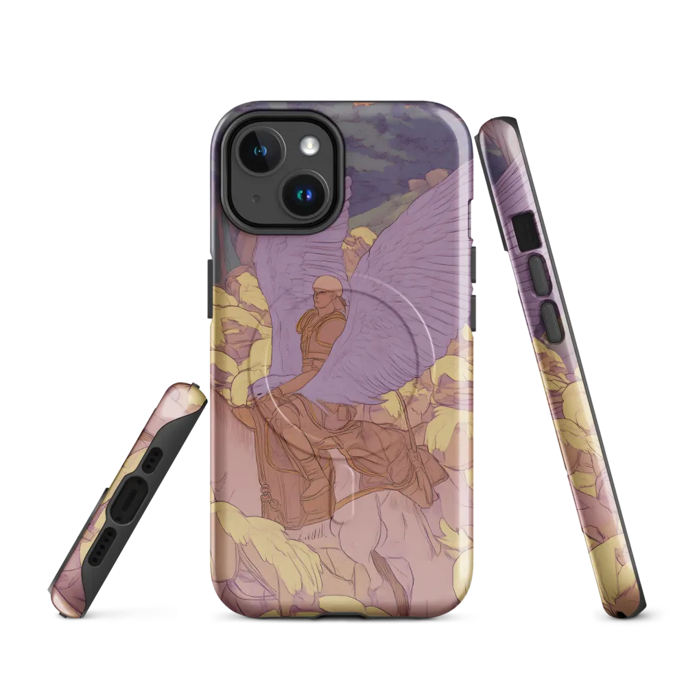 The Winged Guardian | Phone Case |  14 | MagSafe® Tough Case | Glossy