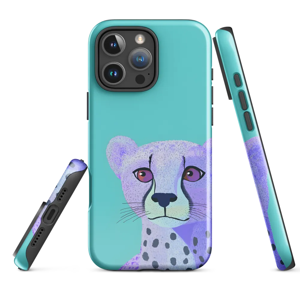 Curious Cheetah | Phone Case |  16 Pro Max | Tough Case | Glossy