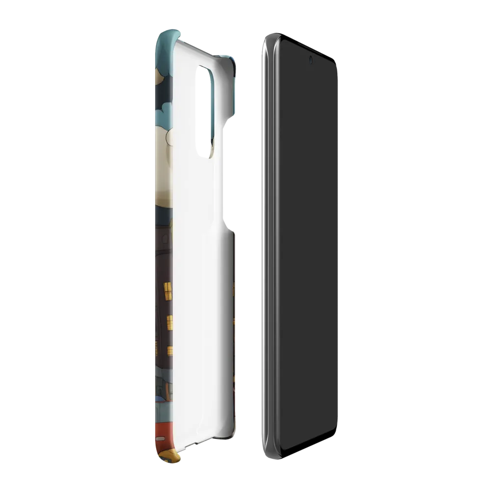 Urban Symphony: A City Awakens at Dusk | Phone Case |  S20 Plus | Snap Case | Matte