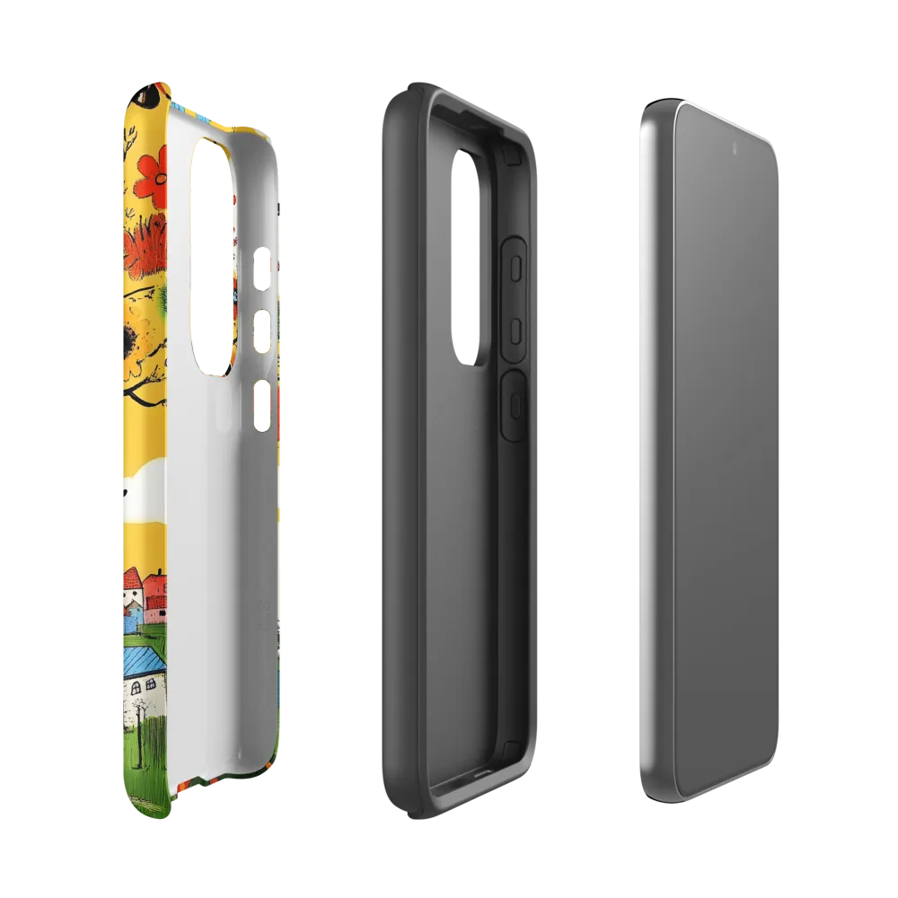 Whimsical Blooms of Life | Phone Case |  S23 | Tough Case | Matte