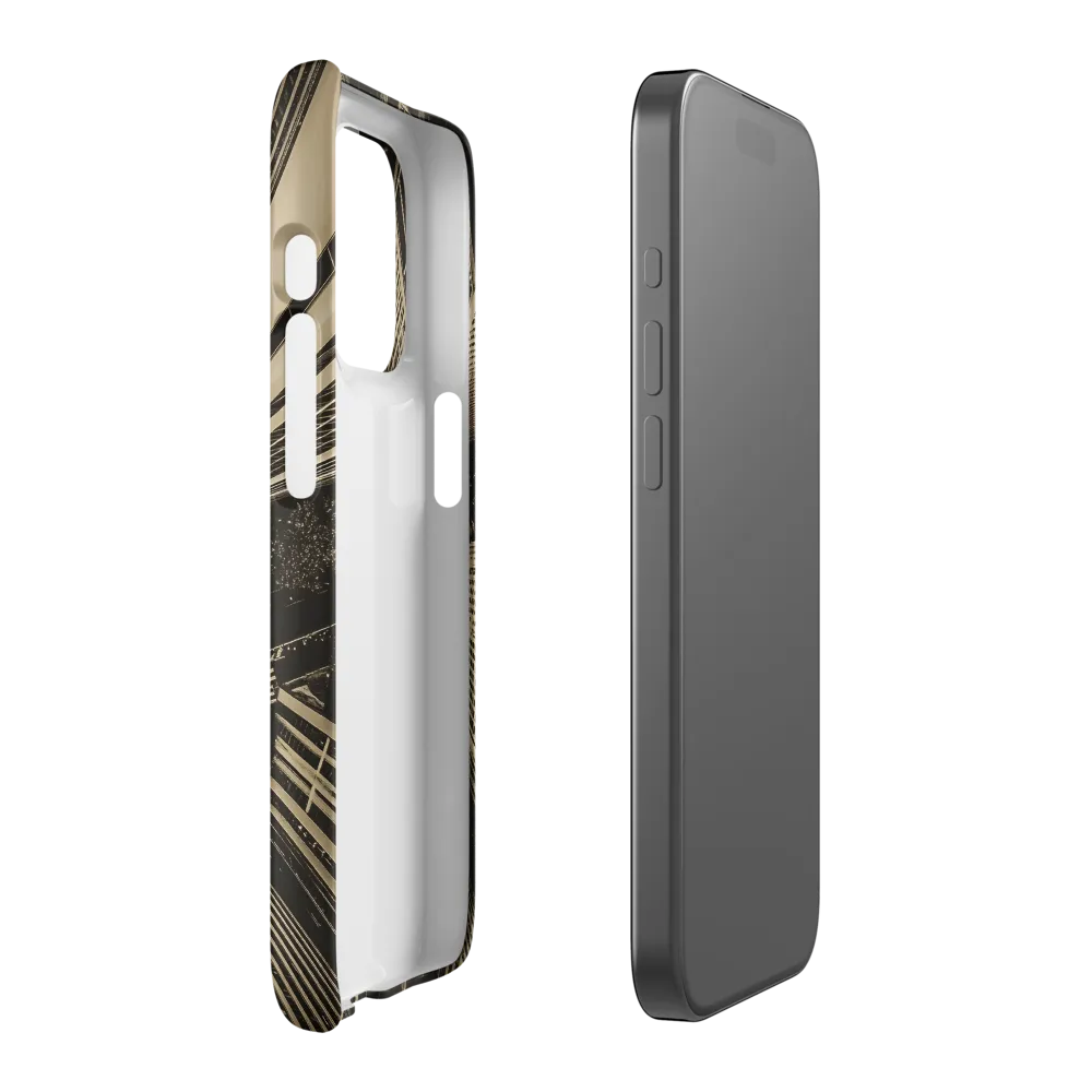 Urban Symphony: Aerial Perspective of City Life | Phone Case |  15 Pro | Snap Case | Matte