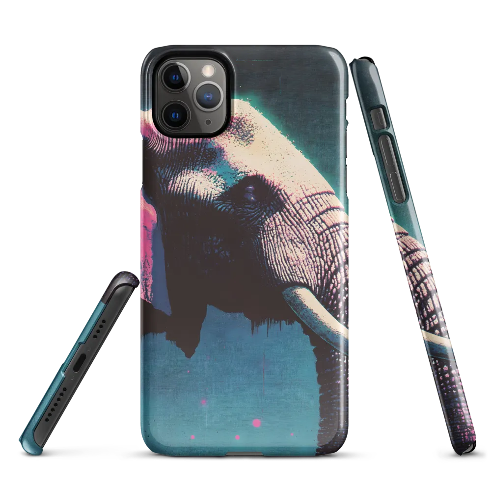 The Elephant in Neon | Phone Case |  11 Pro Max | Snap Case | Glossy