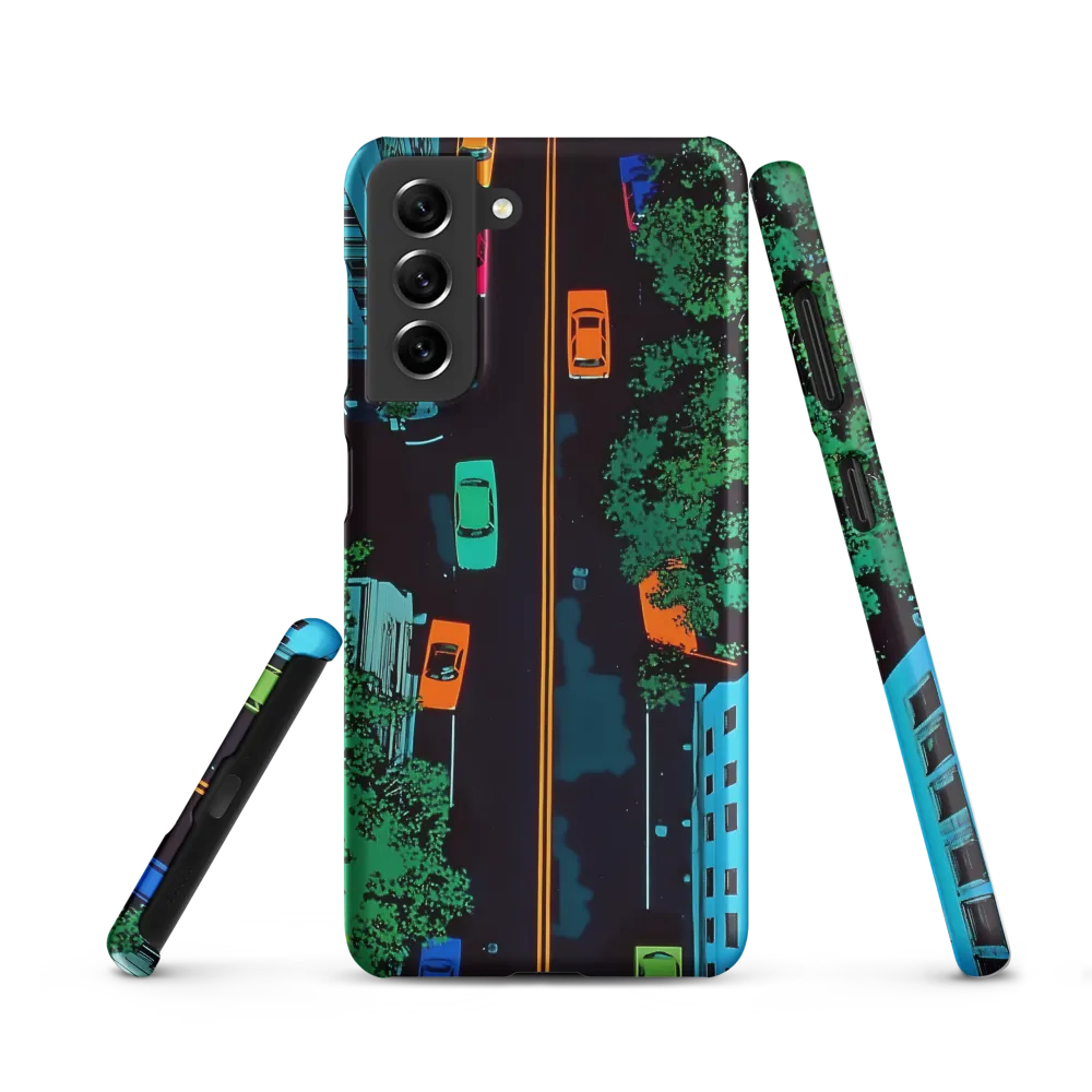 Urban Pulse: A Colorful Intersection