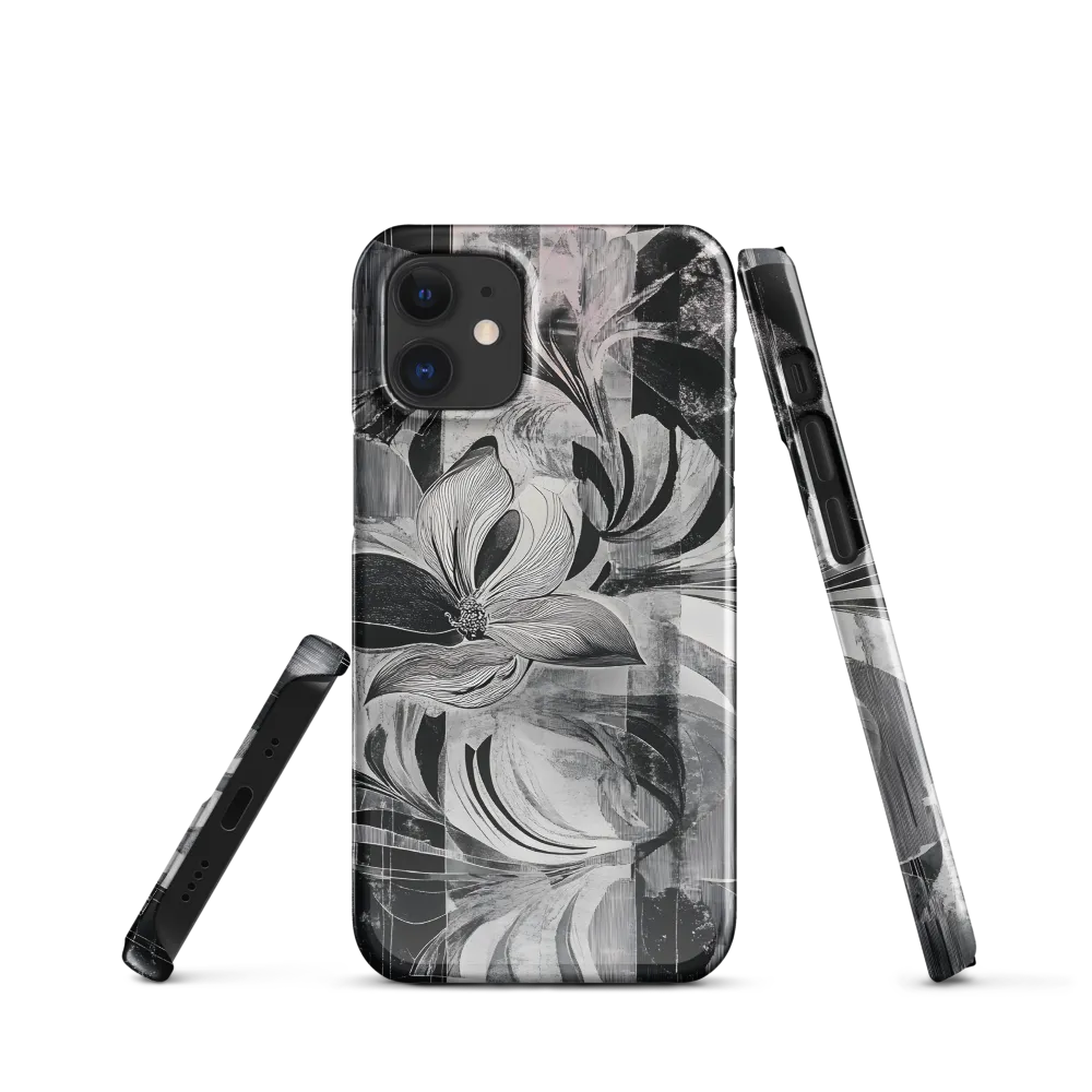 Floral Fusion in Monochrome