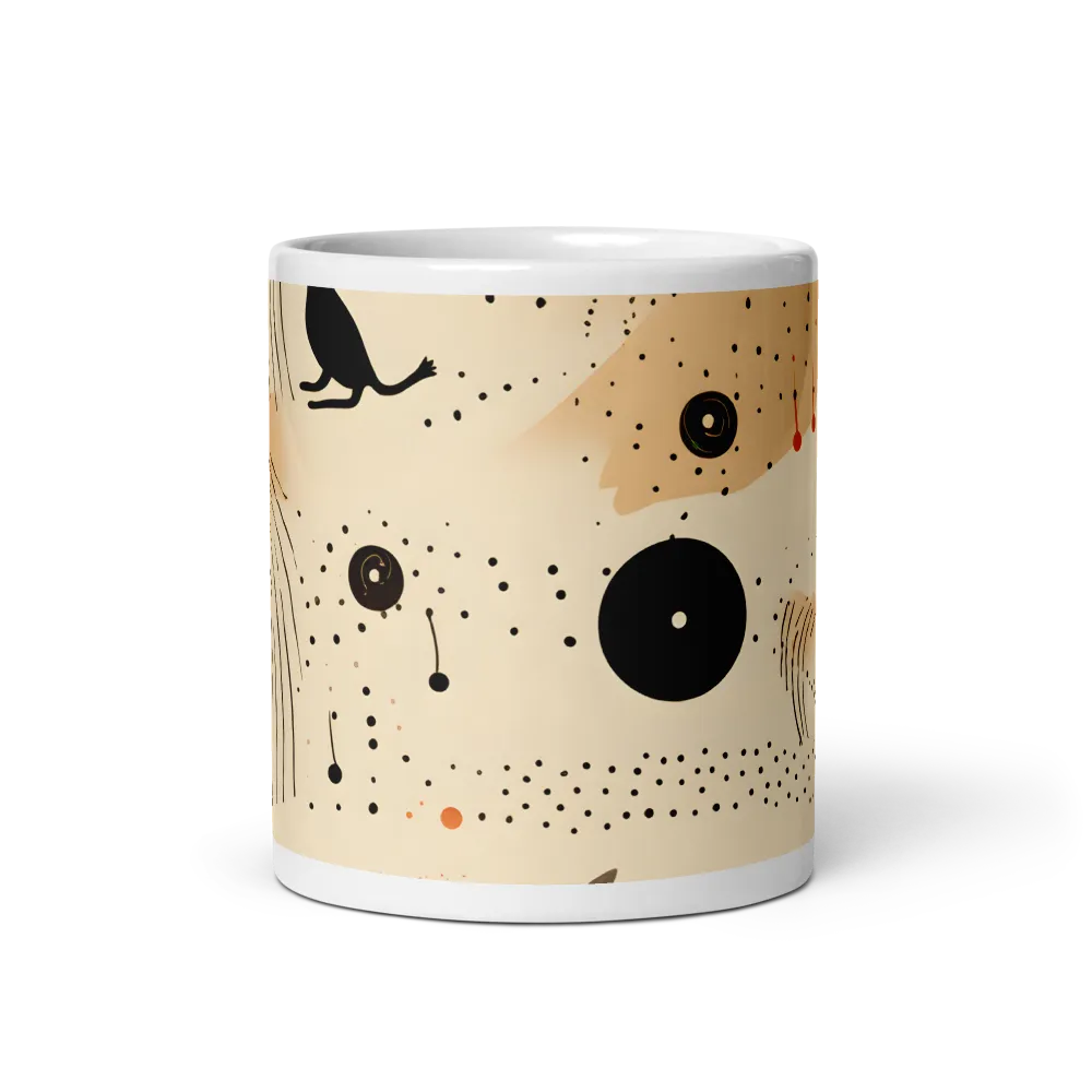 Playful Patterns in Earth Tones | Mug with White inside | 11 oz