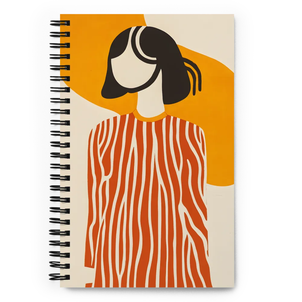 Abstract Elegance | Spiral Notebook