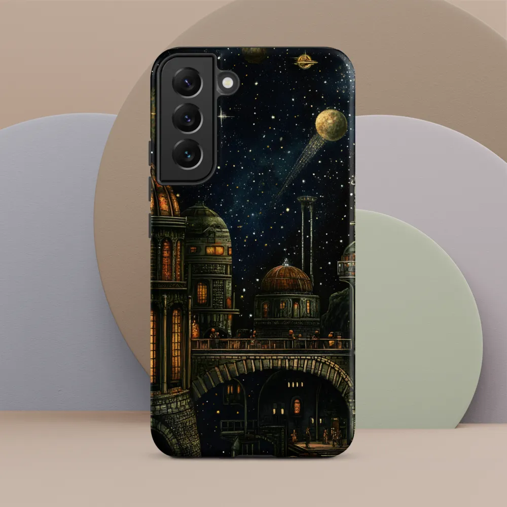Celestial City: A Journey Through the Cosmos | Phone Case |  S22 Plus | Tough Case | Matte