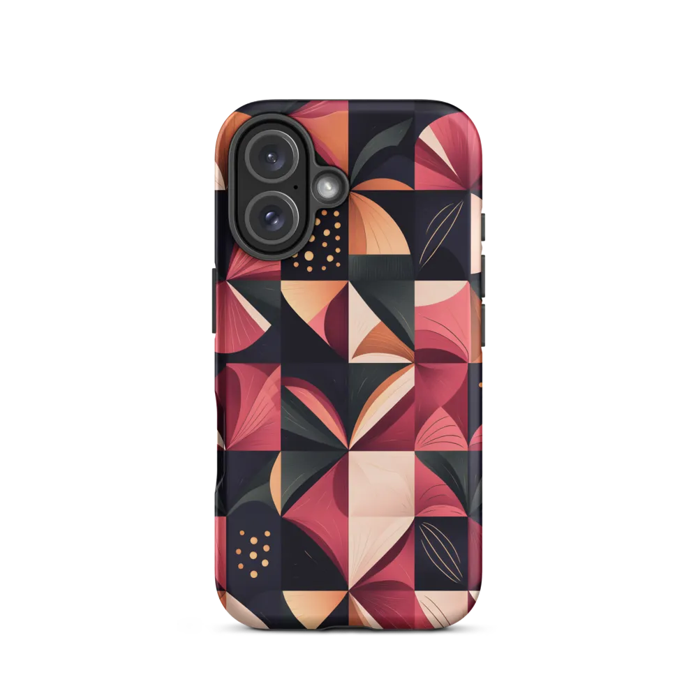 Floral Harmony in Geometry | Phone Case