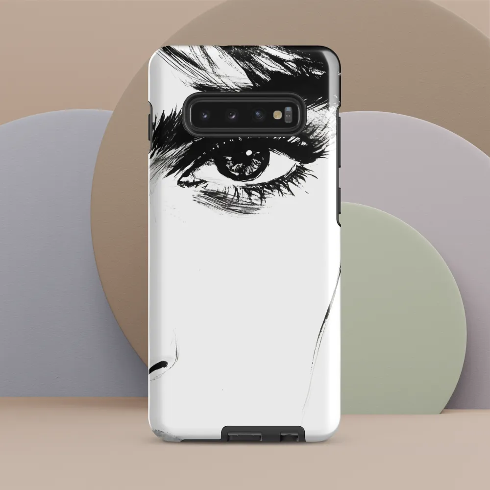 Gaze of Intensity | Phone Case |  S10 Plus | Tough Case | Glossy