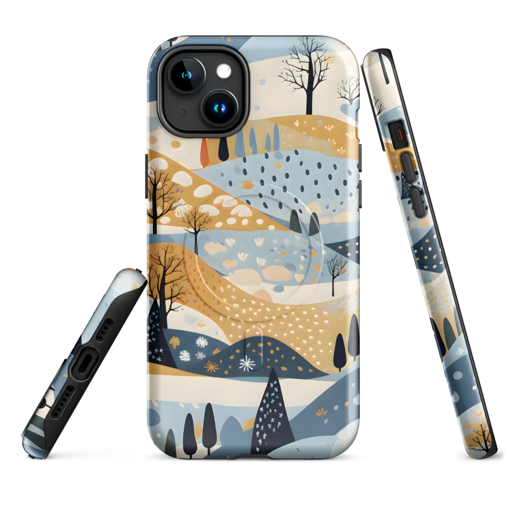 Whispers of a Playful Landscape | Phone Case |  15 Plus | MagSafe® Tough Case | Glossy