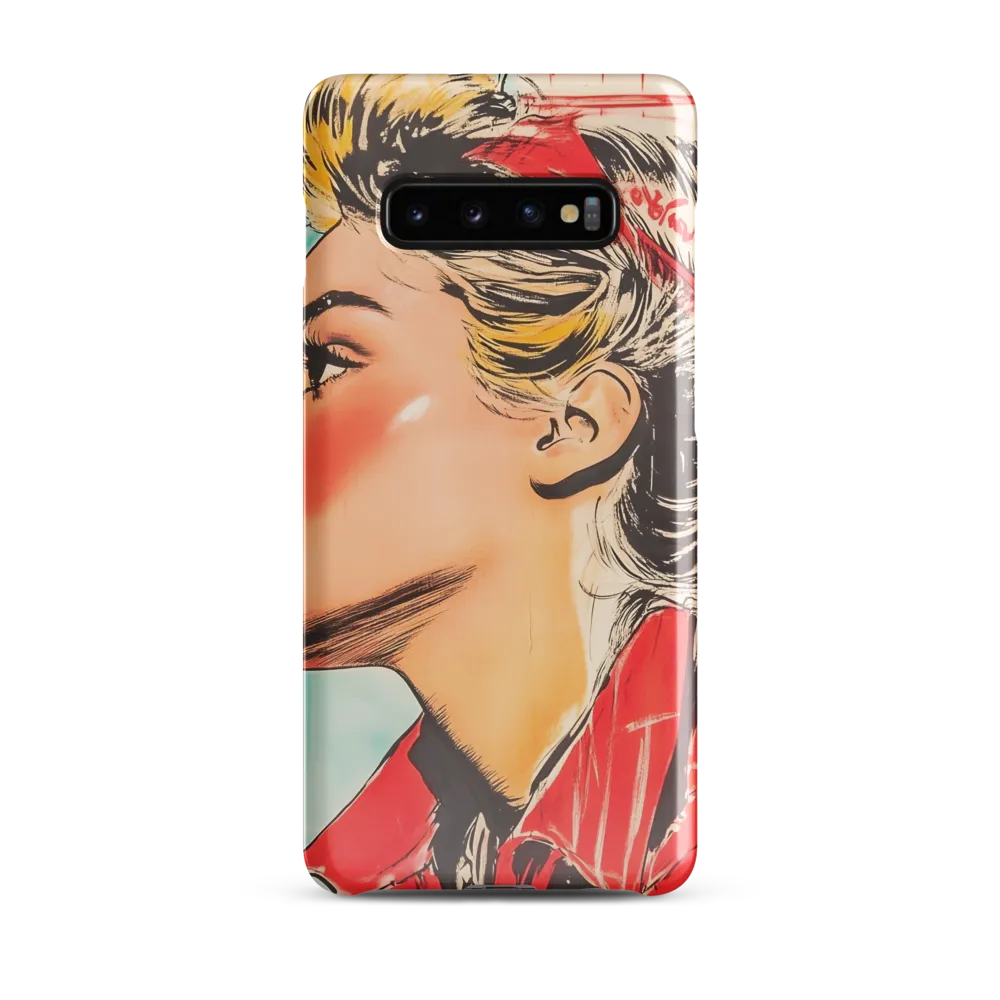 Empowered Elegance: A Pop Art Portrait | Phone Case |  S10 Plus | Snap Case | Glossy