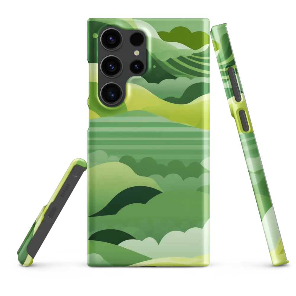 Tranquility in Green Waves