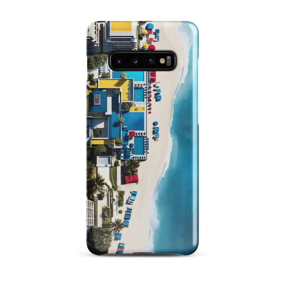 Coastal Harmony: An Aerial Oasis | Phone Case |  S10 Plus | Snap Case | Glossy