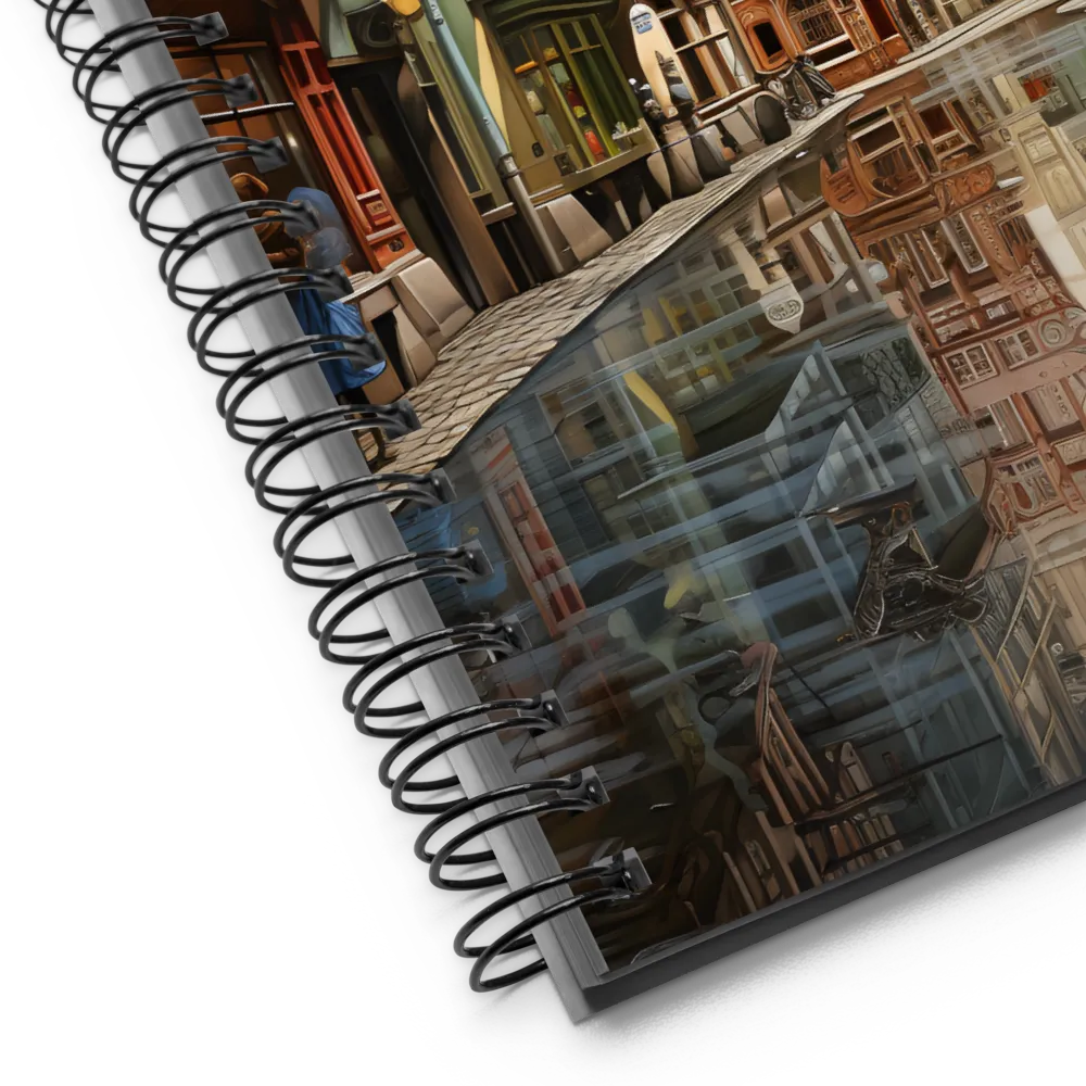 Reflections of a Timeless City | Spiral Notebook