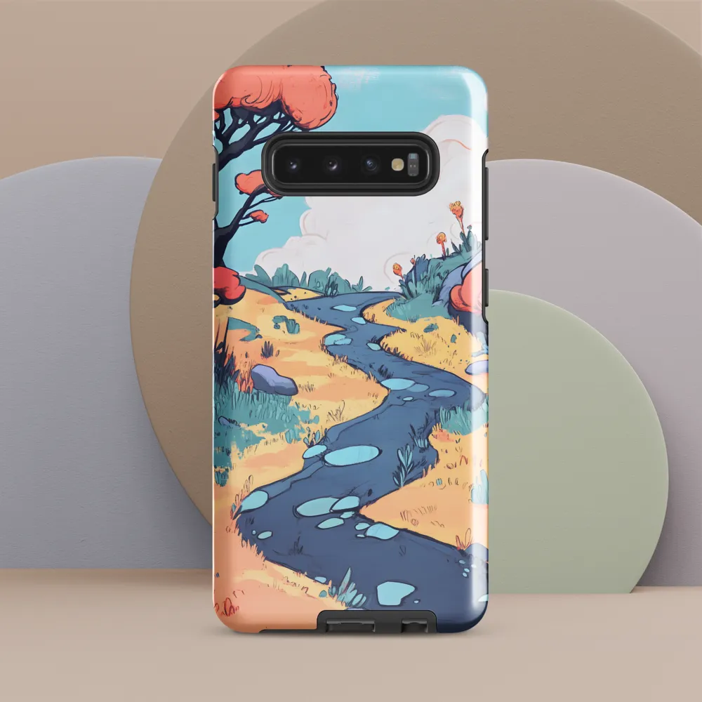 Whimsical Pathway through Enchanted Hills | Phone Case |  S10 Plus | Tough Case | Glossy