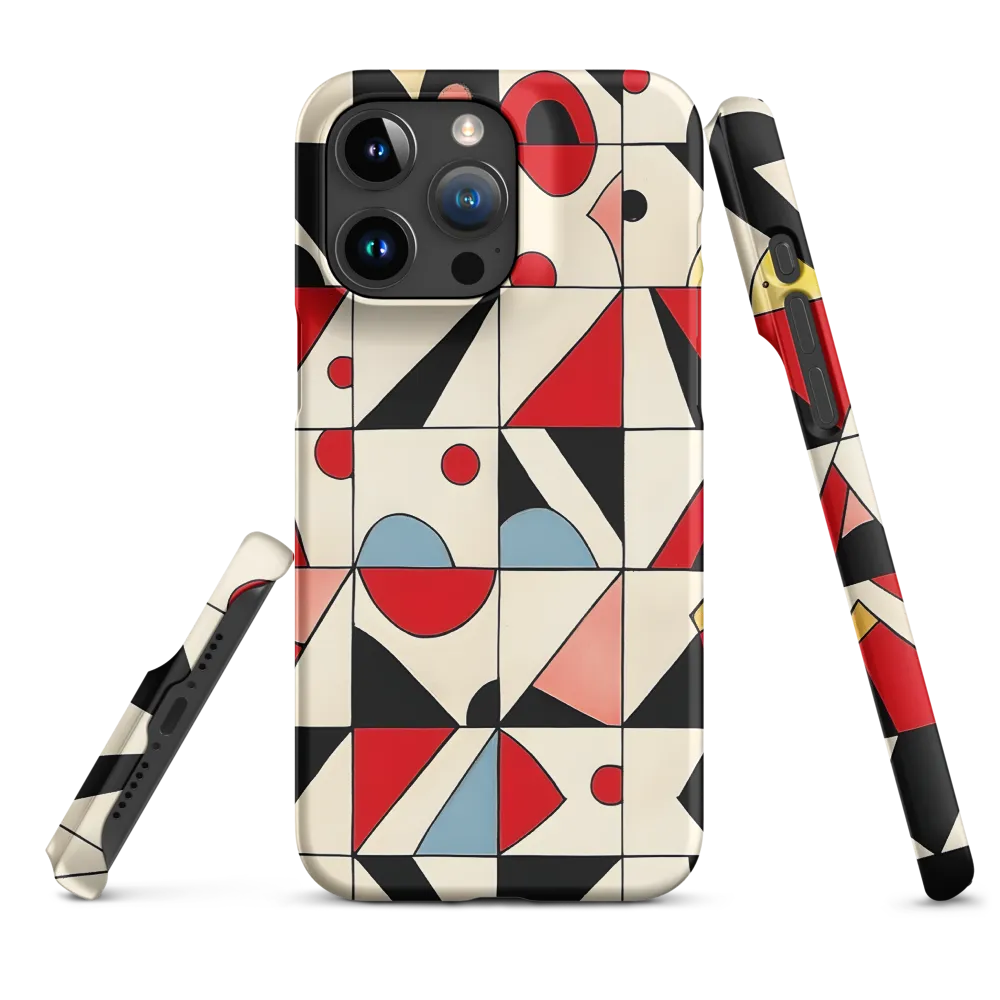 Dynamic Geometric Harmony | Phone Case |  15 Pro Max | Snap Case | Matte