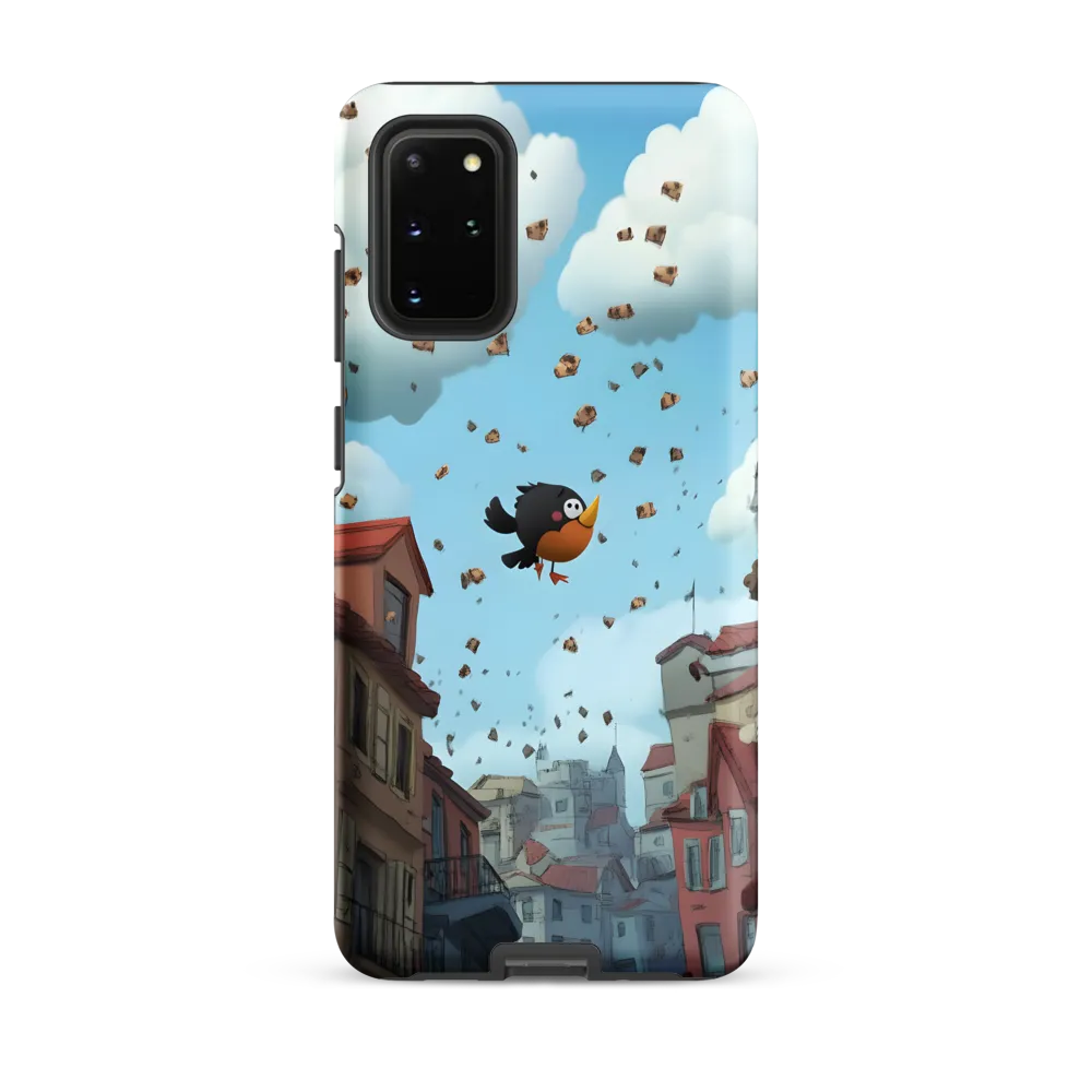 A Whimsical Flight Through Bread and Sky