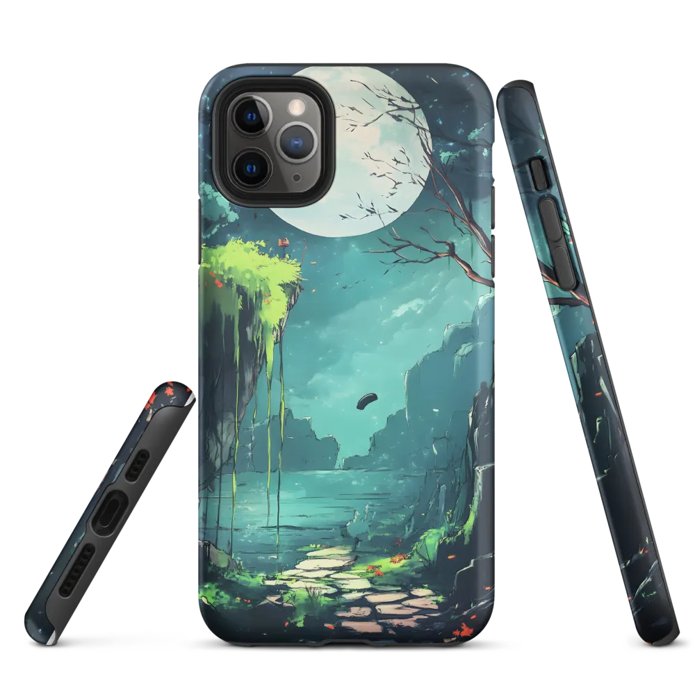 Moonlit Serenity: A Fantastical Landscape