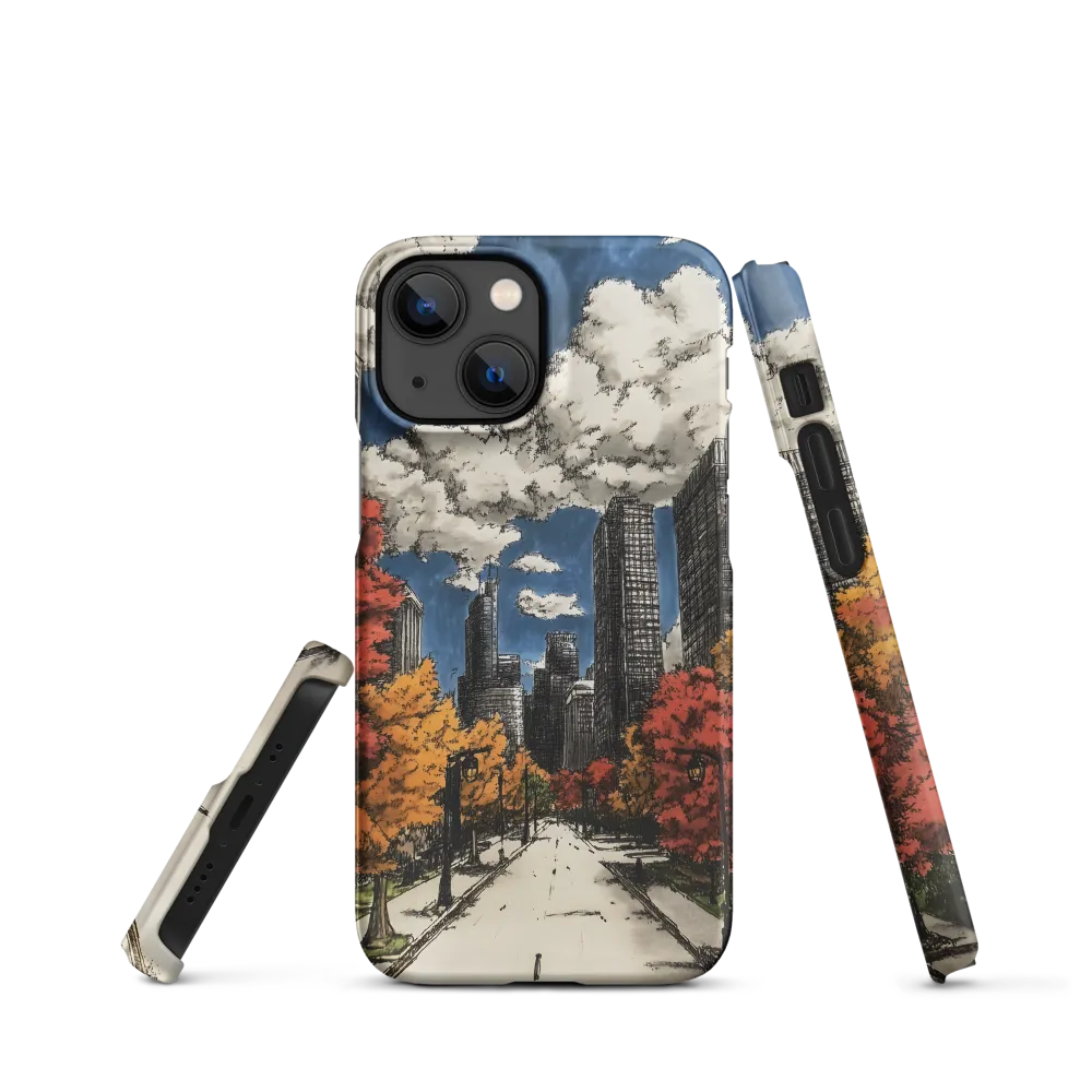 Autumn Serenity in the City | Phone Case |  13 Mini | Snap Case | Matte