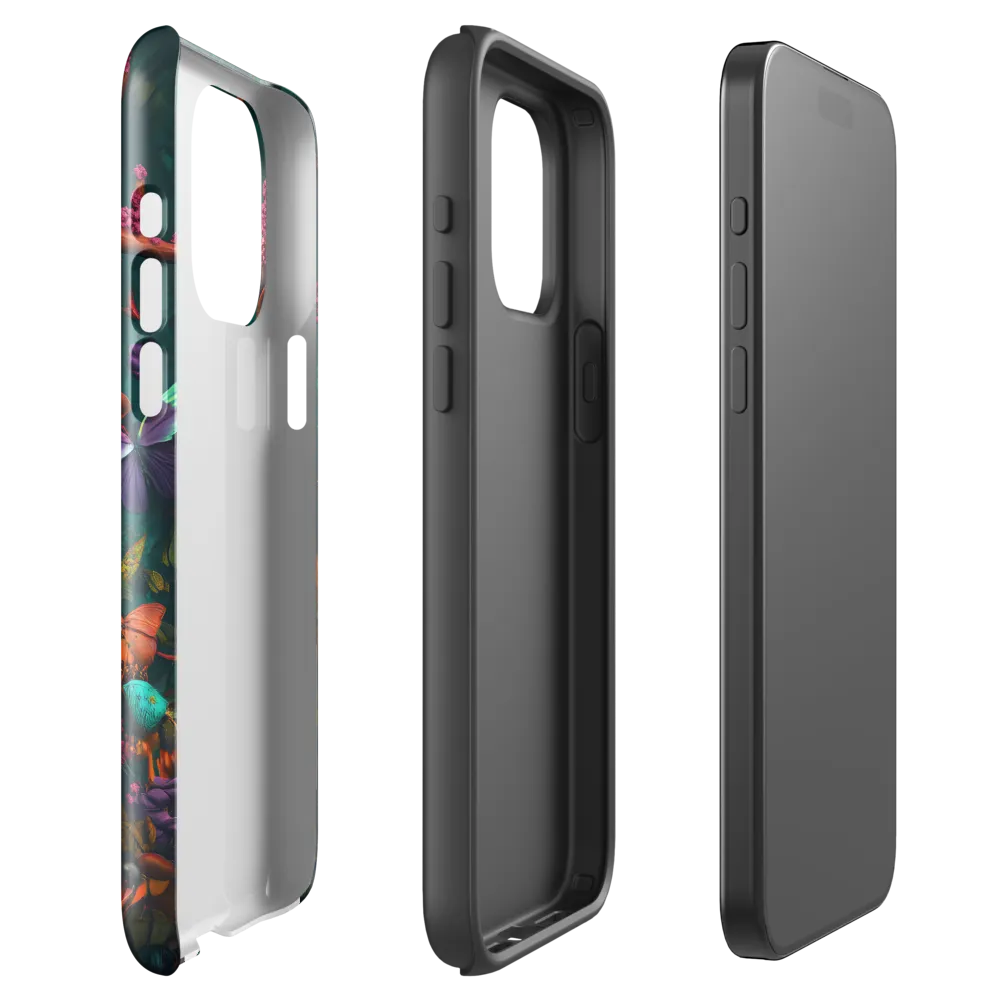 Whimsical Blossoms of the Enchanted Forest | Phone Case |  15 Pro Max | Tough Case | Glossy