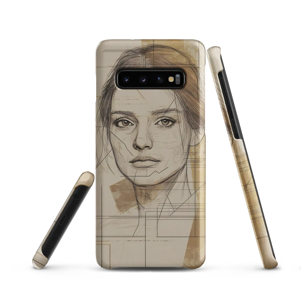 Geometric Elegance: A Modern Portrait