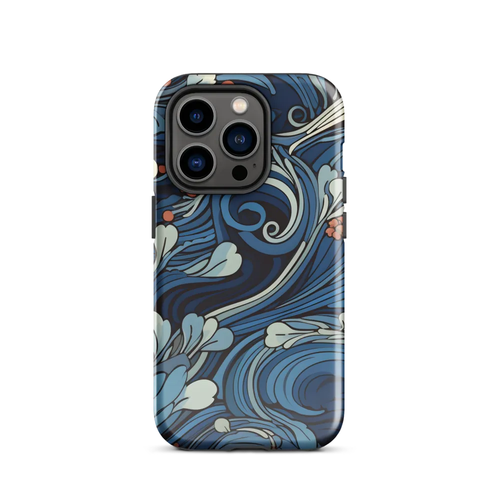 Nature's Elegance: An Oceanic Tapestry | Phone Case |  14 Pro | Tough Case | Glossy