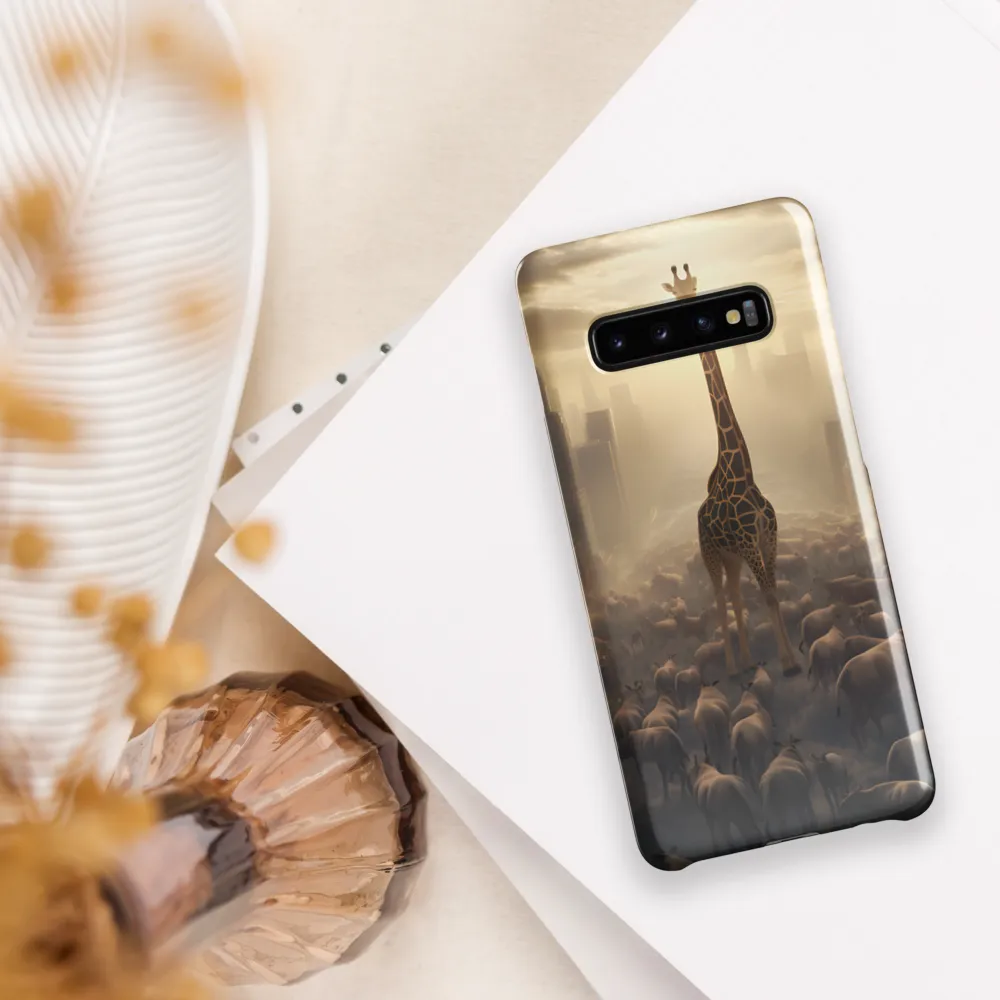 Urban Serengeti: A Giraffe's Perspective | Phone Case |  S10 Plus | Snap Case | Glossy