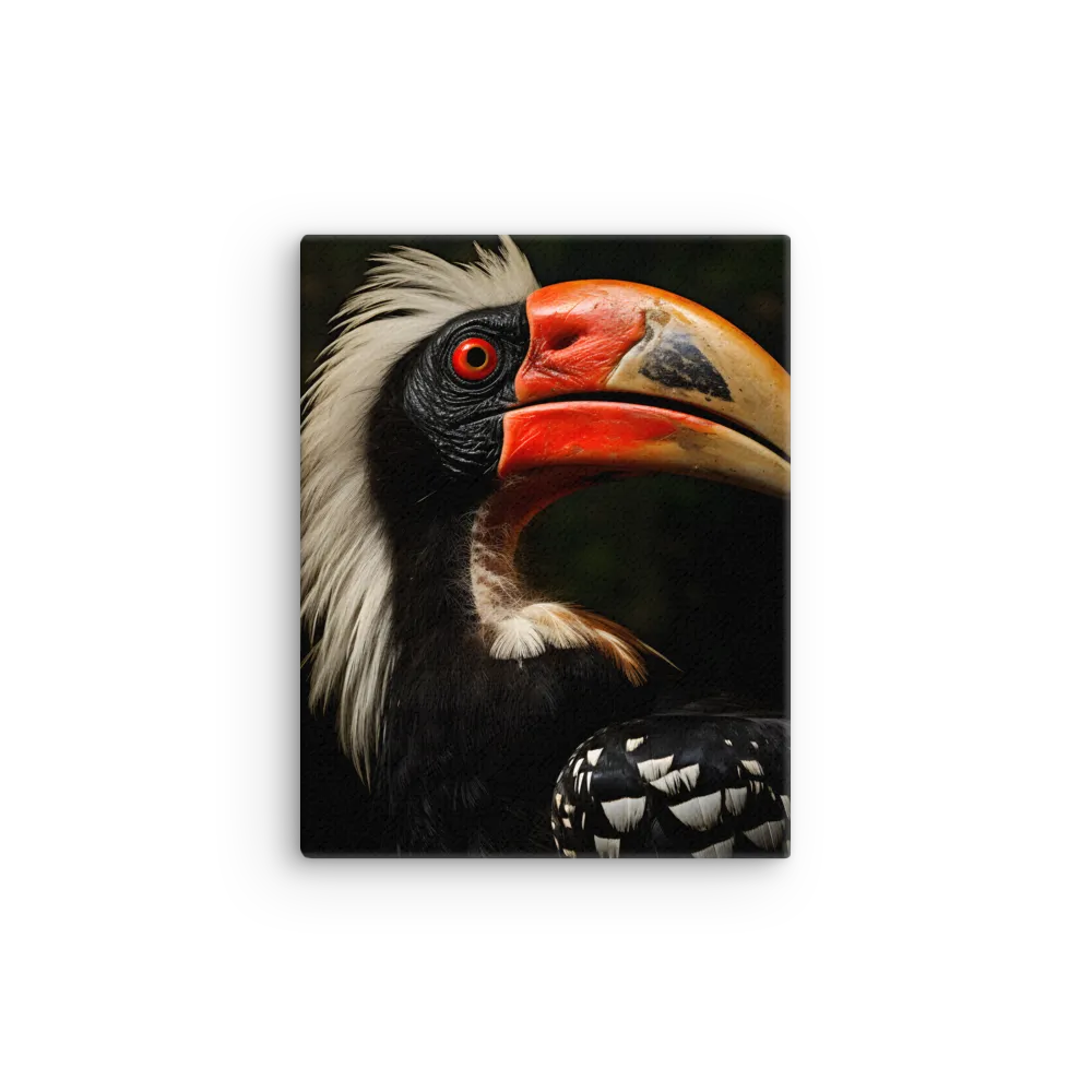 Majesty of the Hornbill | Thin Canvas | 11″×14″