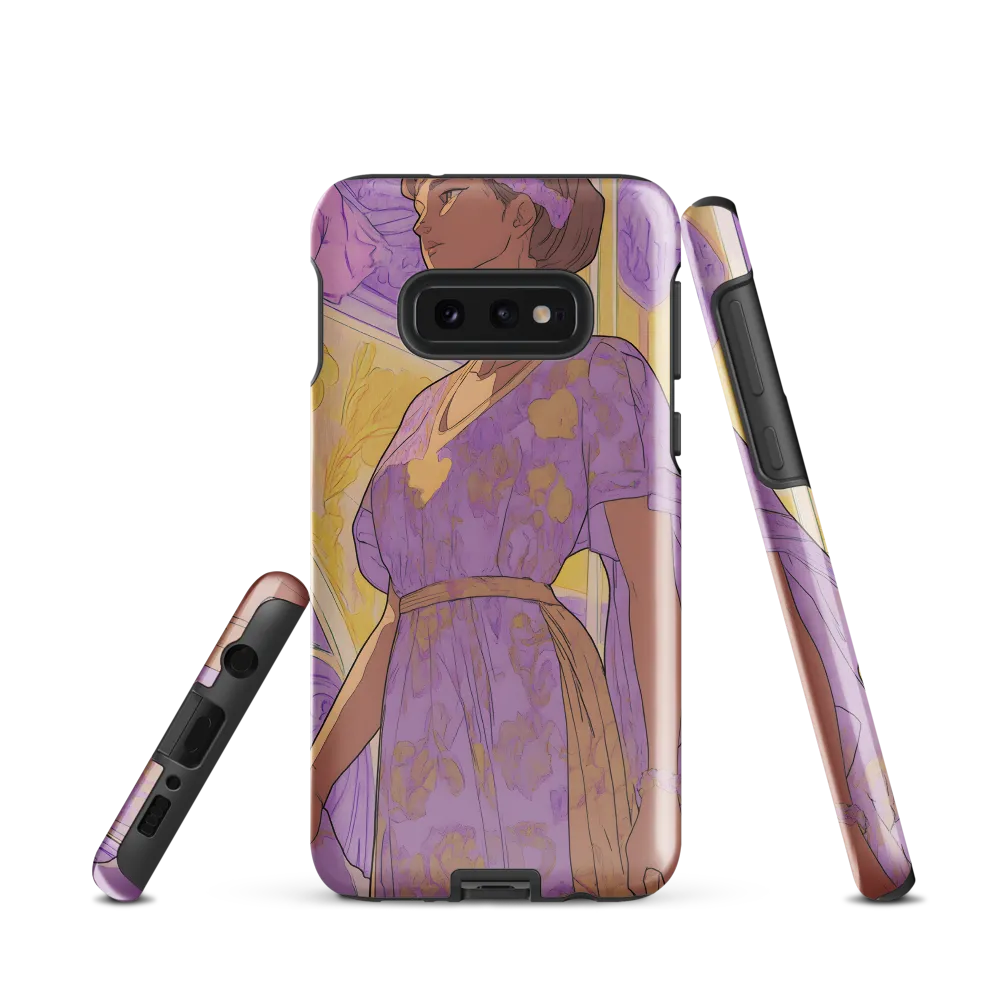 Elegance in Floral Harmony | Phone Case |  S10e | Tough Case | Glossy