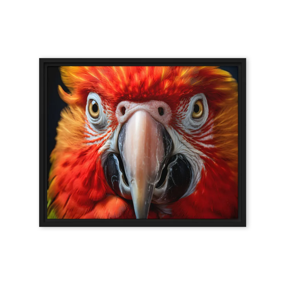 The Fiery Gaze of the Parrot