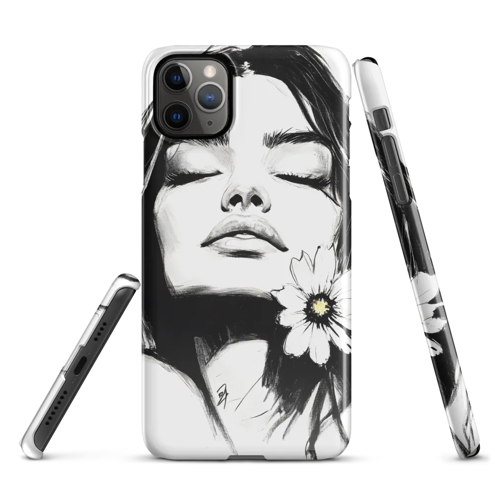 Serenity in Ink | Phone Case |  11 Pro Max | Snap Case | Glossy