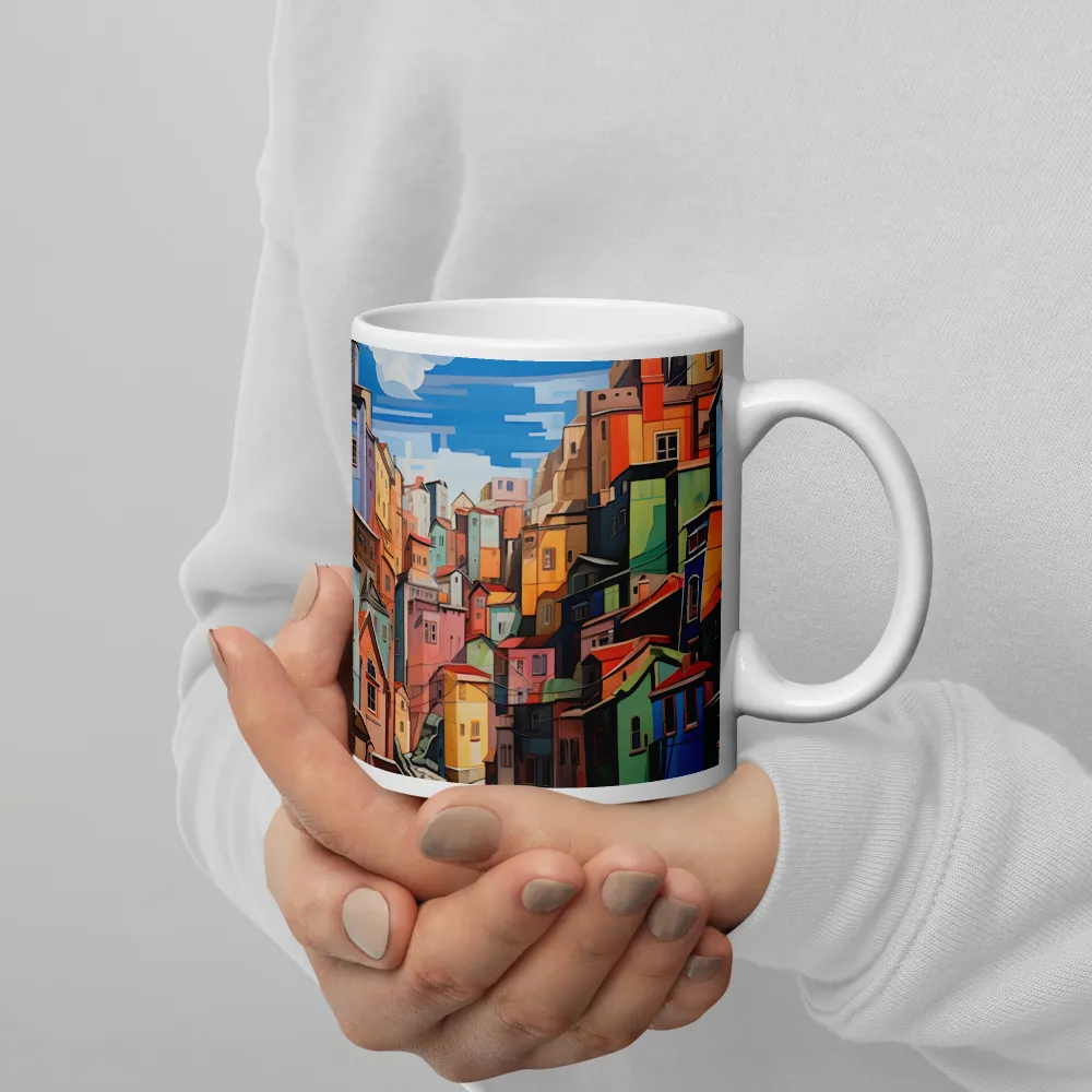 Whimsical Heights: A Vibrant Cityscape | Mugs | Multiple Sizes & Colors