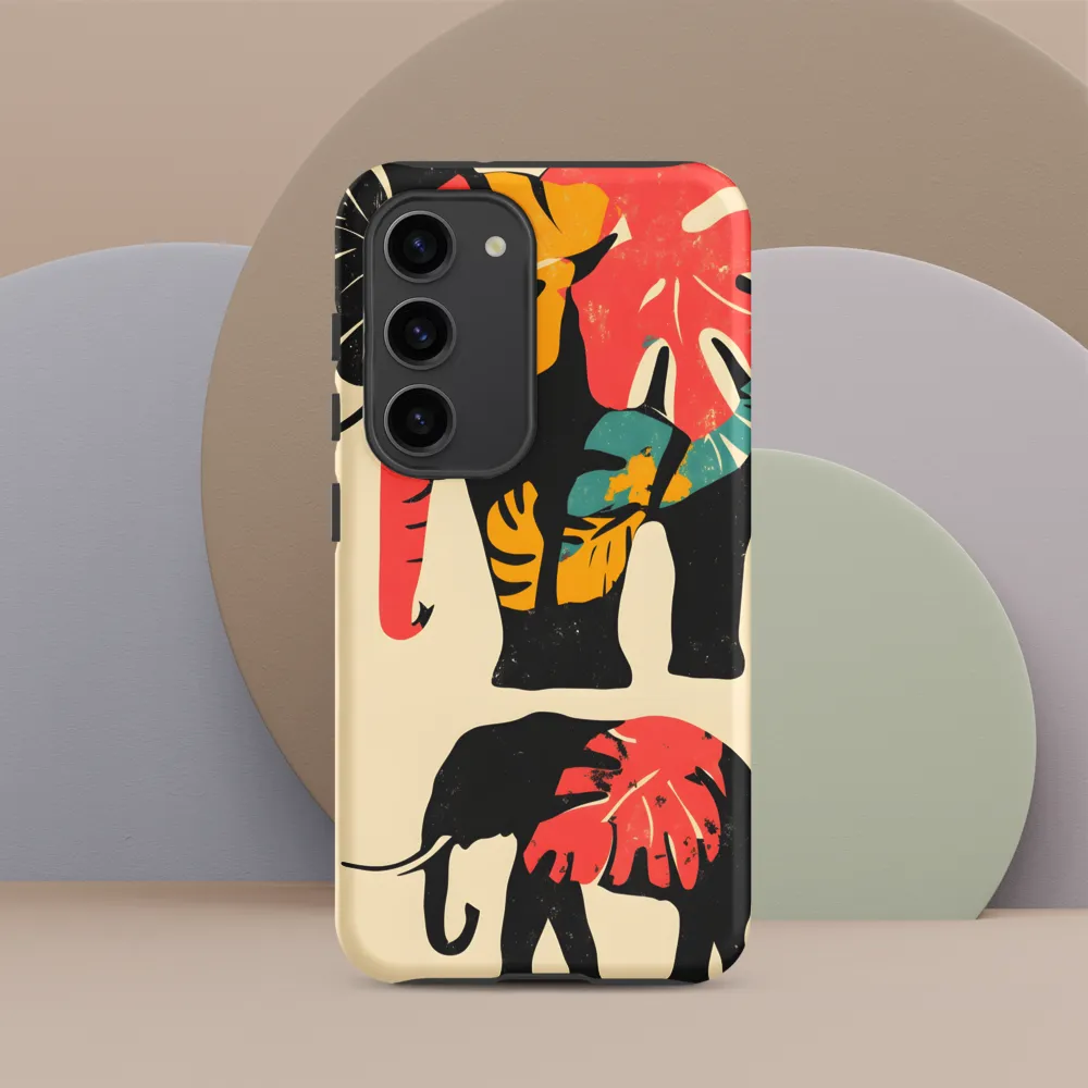 Tropical Elegance: The Elephant's Dance