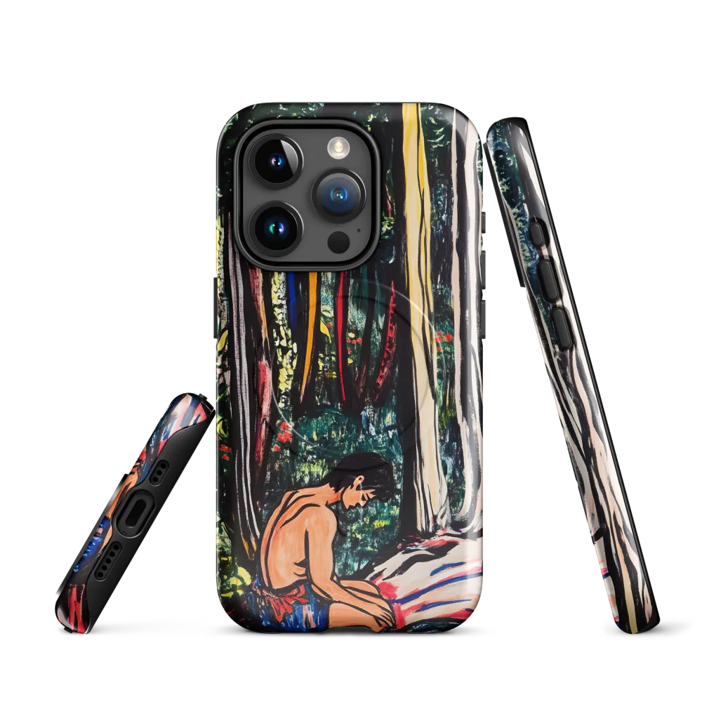 Contemplation in Nature | Phone Case |  15 Pro | MagSafe® Tough Case | Glossy