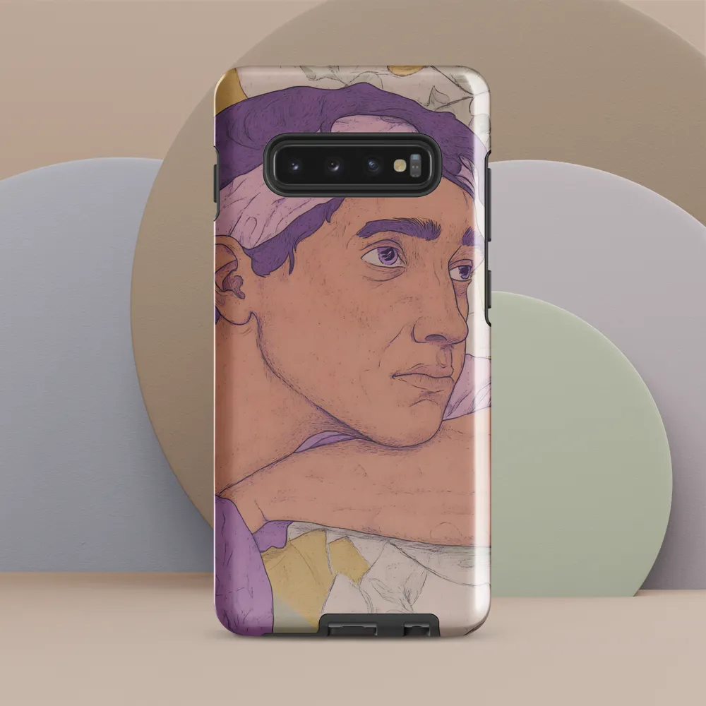 Contemplation in Pastel Hues | Phone Case |  S10 Plus | Tough Case | Glossy