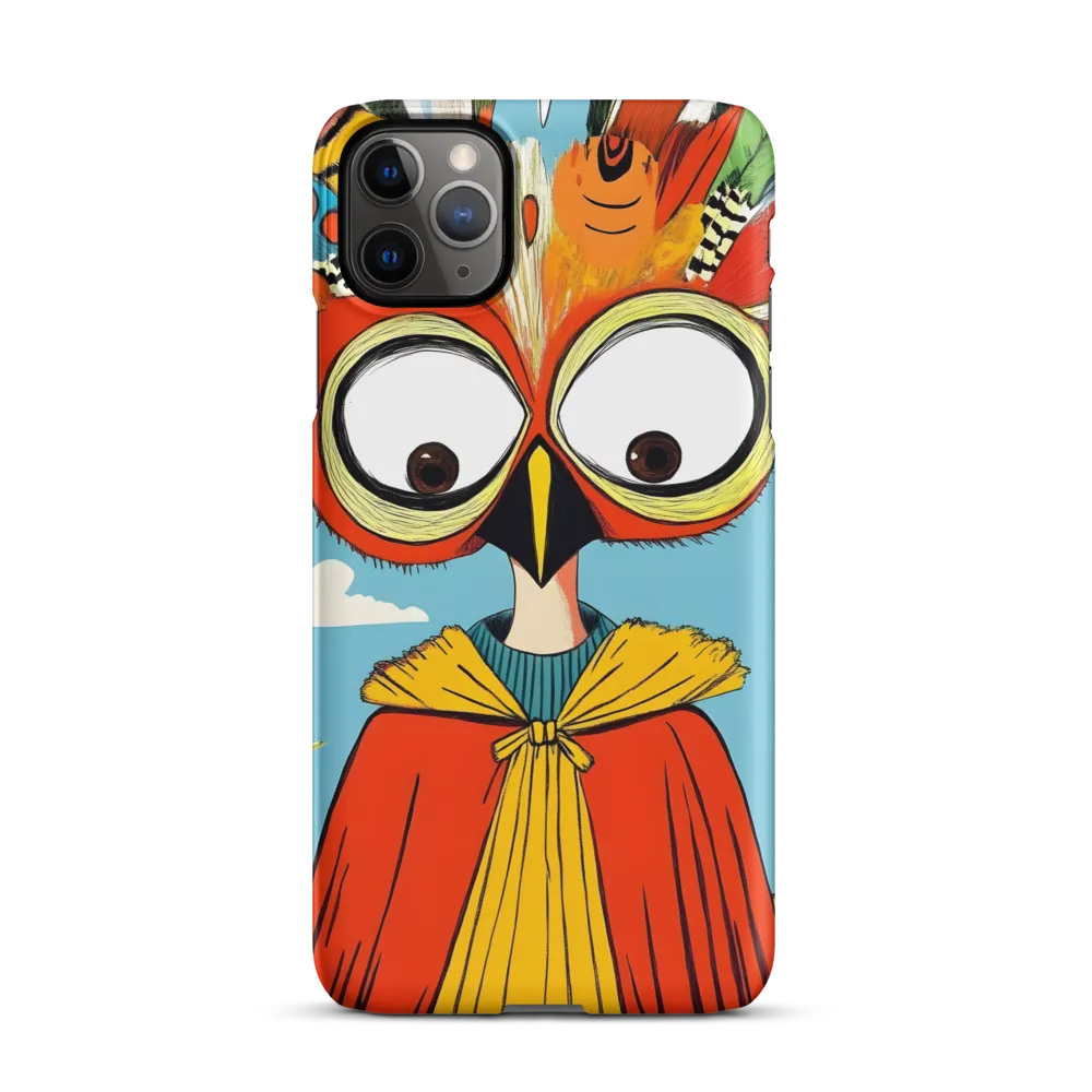 A Whimsical Encounter: The Owl-Human Fusion
