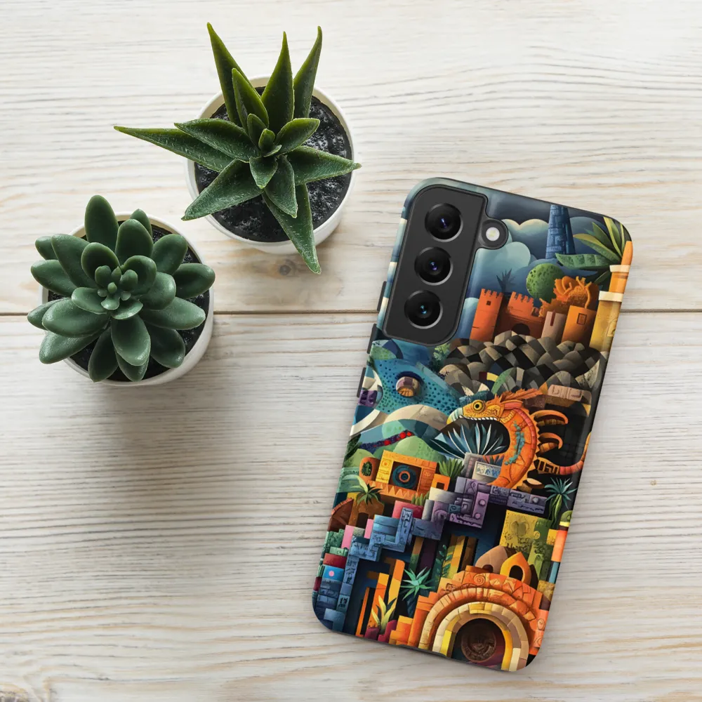 Embrace of the Mythical Landscape | Phone Case |  S22 | Tough Case | Matte