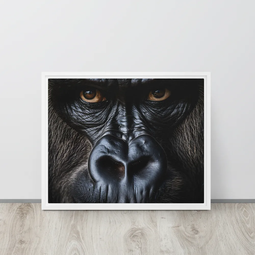 Gaze of the Wild: A Gorilla's Portrait