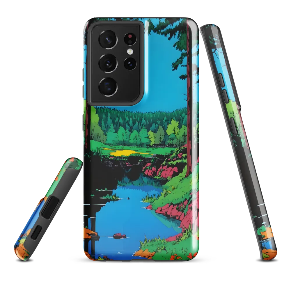 Tranquil Reflections: A Vibrant Landscape