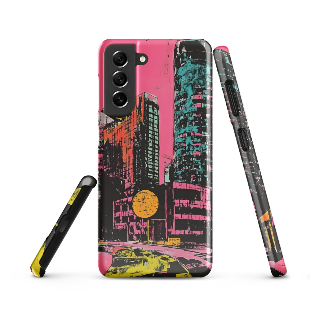Urban Vibrance: A Kaleidoscope of Colors | Phone Case |  S21 | Snap Case | Glossy