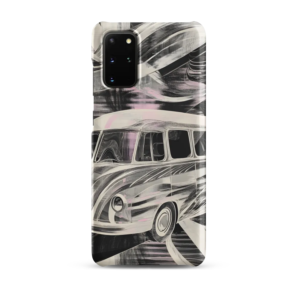 Motion in Monochrome: A Vintage Journey | Phone Case |  S20 Plus | Snap Case | Matte
