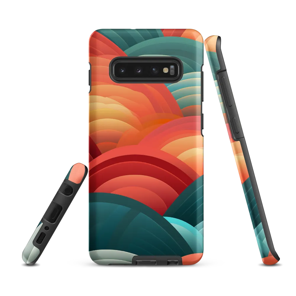 Rhythms of the Waves | Phone Case |  S10 Plus | Tough Case | Matte