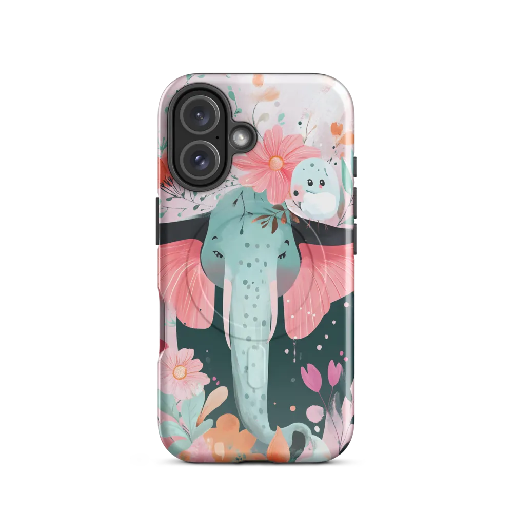Whimsical Elephant in Bloom